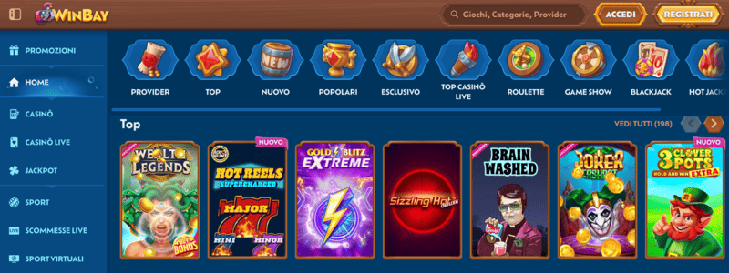 WinBay – casinò non AAMS online 